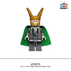 Figurine Super Heroes Loki - 4.0cm Height Starched Fabric Cape, réf. sh0033