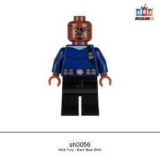 Figurine Super Heroes Nick Fury - Dark Blue Shirt, réf. sh0056