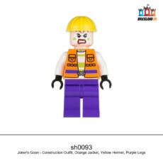 Figurine Super Heroes Joker's Goon - Construction Outfit, Orange Jacket, réf. sh0093