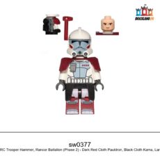Figurine Star Wars Clone ARC Trooper Hammer, Rancor Battalion (Phase 2) - Dark Red Cloth Pauldron, réf. sw0377