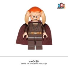 Figurine Star Wars Saesee Tiin - Dark Brown Robe, Cape, réf. sw0420
