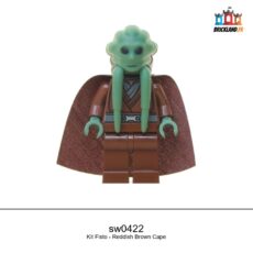 Figurine Star Wars Kit Fisto - Reddish Brown Cape, réf. sw0422