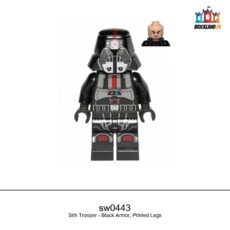 Figurine Star Wars Sith Trooper - Black Armor, Printed Legs, réf. sw0443