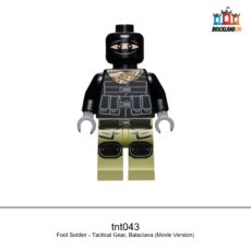Figurine Teenage Mutant Ninja Turtles Foot Soldier - Tactical Gear, Balaclava, réf. tnt043