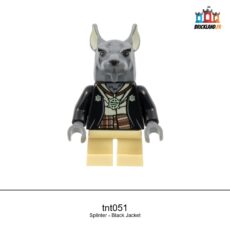 Figurine Teenage Mutant Ninja Turtles Splinter - Black Jacket, réf. tnt051