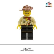 Figurine Adventurers Johnny Thunder (Desert), réf. adv010