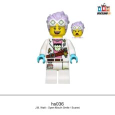 Figurine Hidden Side J.B. Watt - Open Mouth Smile / Scared, réf. hs036