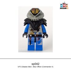 Figurine Space UFO Zotaxian Alien - Blue Officer (Commander X), réf. sp042