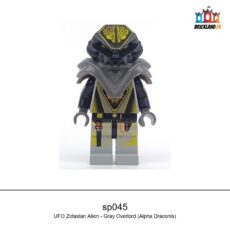Figurine Space UFO Zotaxian Alien - Gray Overlord (Alpha Draconis), réf. sp045