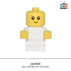 Figurine Town Baby - White Body with Yellow Hands, réf. cty0668