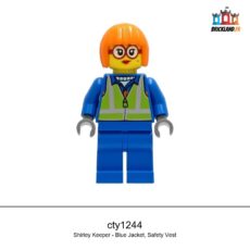 Figurine Town Shirley Keeper - Blue Jacket, Safety Vest, réf. cty1244