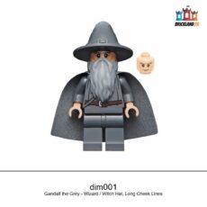 Figurine Dimensions Gandalf the Grey - Wizard / Witch Hat, Long Cheek Lines, réf. dim001