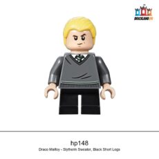 Figurine Harry Potter Draco Malfoy - Slytherin Sweater, Black Short Legs, réf. hp148