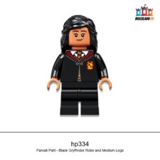 Figurine Harry Potter Parvati Patil - Black Gryffindor Robe and Medium Legs, réf. hp334