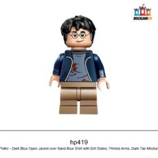 Figurine Harry Potter Harry Potter - Dark Blue Open Jacket over Sand Blue Shirt with Dirt Stains, réf. hp419