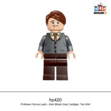 Figurine Harry Potter Professor Remus Lupin - Dark Bluish Gray Cardigan, Tan Shirt, réf. hp420