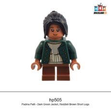 Figurine Harry Potter Padma Patil - Dark Green Jacket, Reddish Brown Short Legs, réf. hp505
