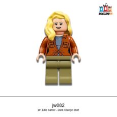 Figurine Jurassic World Dr. Ellie Sattler - Dark Orange Shirt, réf. jw082