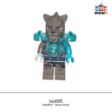 Figurine LEGENDS OF CHIMA Stealthor - Heavy Armor, réf. loc095