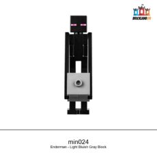 Figurine Minecraft Enderman - Light Bluish Gray Block, réf. min024