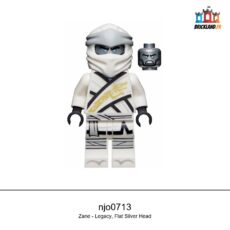 Figurine NINJAGO Zane - Legacy, Flat Silver Head, réf. njo0713