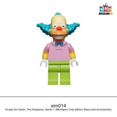 Figurine Collectible Minifigures Krusty the Clown, The Simpsons, Series 1, réf. sim014