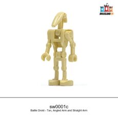 Figurine Star Wars Battle Droid - Tan, Angled Arm and Straight Arm, réf. sw0001c