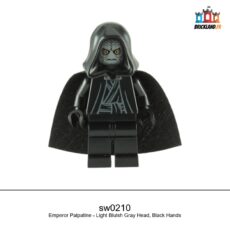 Figurine Star Wars Emperor Palpatine - Light Bluish Gray Head, Black Hands, réf. sw0210