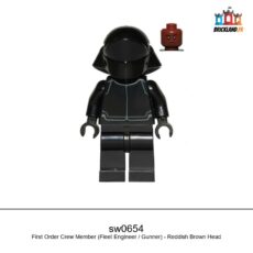 Figurine Star Wars First Order Crew Member (Fleet Engineer / Gunner) - Reddish Brown Head, réf. sw0654