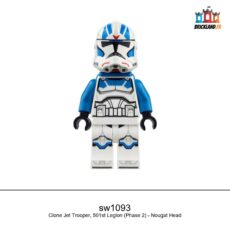 Figurine Star Wars Clone Jet Trooper, 501st Legion (Phase 2) - Nougat Head, réf. sw1093