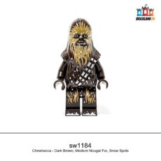 Figurine Star Wars Chewbacca - Dark Brown, Medium Nougat Fur, Snow Spots, réf. sw1184